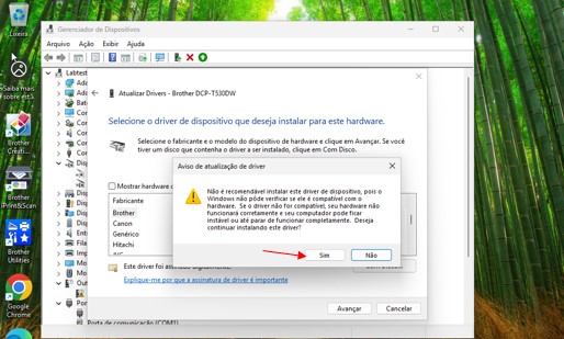 Será exibida uma mensagem de aviso, deve selecionar a opção “Sim”, clique em avançar..jpg